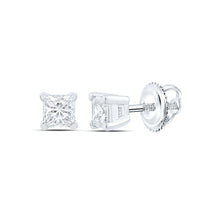 Load image into Gallery viewer, 14K White Gold Gift - Ready Diamond Earrings with Natural Sparkle - Splendid Jewellery