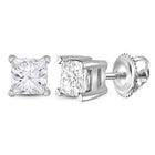 14K White Gold Luxury Diamond Stud Earrings Gift Edition - Splendid Jewellery