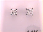 14K White Gold Gift - Ready Diamond Earrings with Fine Detail - Splendid Jewellery