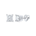 14K White Gold Diamond Earrings for Everyday Wear with Natural Sparkle - Splendid Jewellery