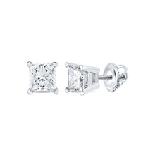 Load image into Gallery viewer, 14K White Gold Diamond Earrings for Everyday Wear with Natural Sparkle - Splendid Jewellery