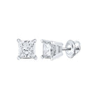 14K White Gold Diamond Earrings for Everyday Wear with Natural Sparkle - Splendid Jewellery