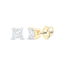Load image into Gallery viewer, 14K Yellow Gold Diamond Earrings for Everyday Wear with Fine Detail - Splendid Jewellery
