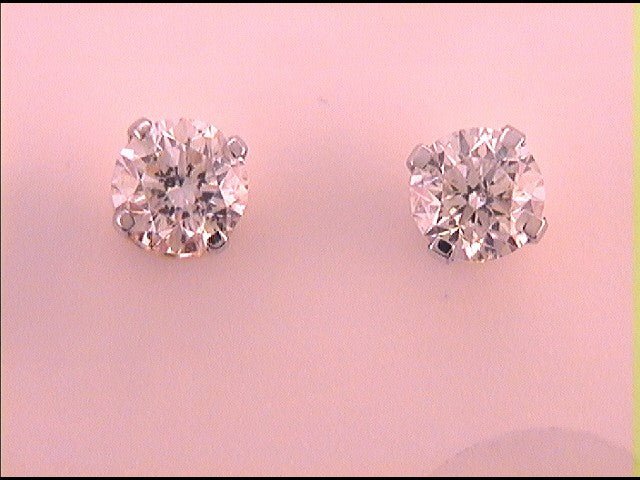 14K Yellow Gold Diamond Earrings for Everyday Wear with Fine Detail - Splendid Jewellery