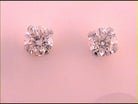 14K Yellow Gold Diamond Earrings for Everyday Wear with Fine Detail - Splendid Jewellery