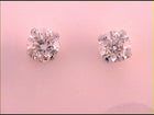 14K Yellow Gold Diamond Earrings for Everyday Wear with Fine Detail - Splendid Jewellery