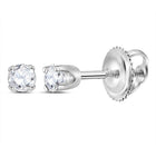 14K White Gold Luxury Diamond Stud Earrings with Fine Detail - Splendid Jewellery