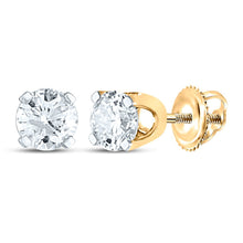 Load image into Gallery viewer, Round Diamond Stud Earrings 3/4 Cttw - Splendid Jewellery