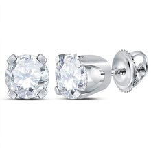 Load image into Gallery viewer, Round Diamond Stud Earrings 1/2 Cttw - Splendid Jewellery