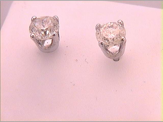 10K White Gold Luxury Diamond Stud Earrings with Natural Sparkle - Splendid Jewellery