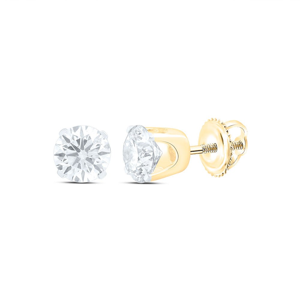 Diamond Stud Earrings with Natural Sparkle with Fine Detail - Splendid Jewellery
