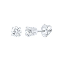 Load image into Gallery viewer, 14K White Gold Diamond Stud Earrings 5/8 Cttw Gift Edition - Splendid Jewellery