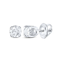 Load image into Gallery viewer, 14K White Gold Gift - Ready Diamond Earrings with Fine Detail - Splendid Jewellery
