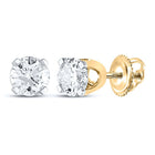 Diamond Stud Earrings in 14K Yellow Gold Gift Edition - Splendid Jewellery