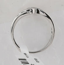 Load image into Gallery viewer, Eternal Love | 10kt White Gold Womens Round Diamond Solitaire Promise Ring 1/20 Cttw | Splendid Jewellery  Side View 2 from Splendid Jewellery