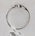 Eternal Love | 10kt White Gold Womens Round Diamond Solitaire Promise Ring 1/20 Cttw | Splendid Jewellery  Side View 2 from Splendid Jewellery