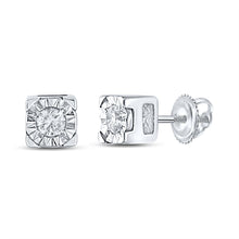 Load image into Gallery viewer, Sterling Silver Luxury Diamond Earrings Gift Edition - Splendid Jewellery