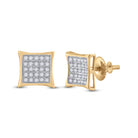 Gold Elegant Earrings with Diamond Gift Edition - Splendid Jewellery