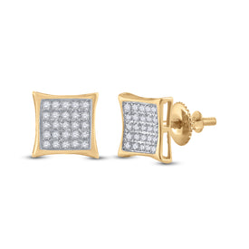 Gold Elegant Earrings with Diamond Gift Edition - Splendid Jewellery