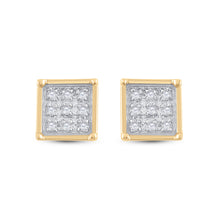 Load image into Gallery viewer, Diamond Cluster Earrings with Natural Sparkle with Natural Sparkle - Splendid Jewellery