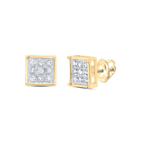 Diamond Cluster Earrings with Natural Sparkle with Natural Sparkle - Splendid Jewellery