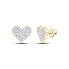 Diamond Cluster Earrings in Sterling Silver Gift Edition - Splendid Jewellery