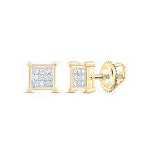 Load image into Gallery viewer, Gold Luxury Diamond Earrings with Elegant Styling - Splendid Jewellery
