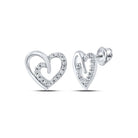 Sterling Silver Elegant Earrings with Diamond for Everyday Wear - Splendid Jewellery