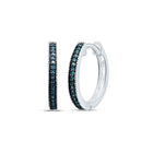 Round Diamond Hoop Earrings 1/10 Cttw - Splendid Jewellery