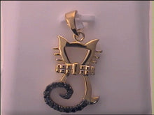 Load image into Gallery viewer, Sterling Silver Round Black Diamond Pendant 1/4 Cttw - Splendid Jewellery