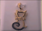 Sterling Silver Round Black Diamond Pendant 1/4 Cttw - Splendid Jewellery