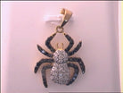 Sterling Silver Diamond Spider Pendant 3/4 Cttw - Splendid Jewellery