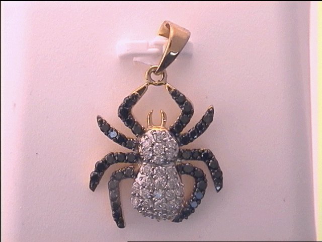 Sterling Silver Diamond Spider Pendant 3/4 Cttw - Splendid Jewellery