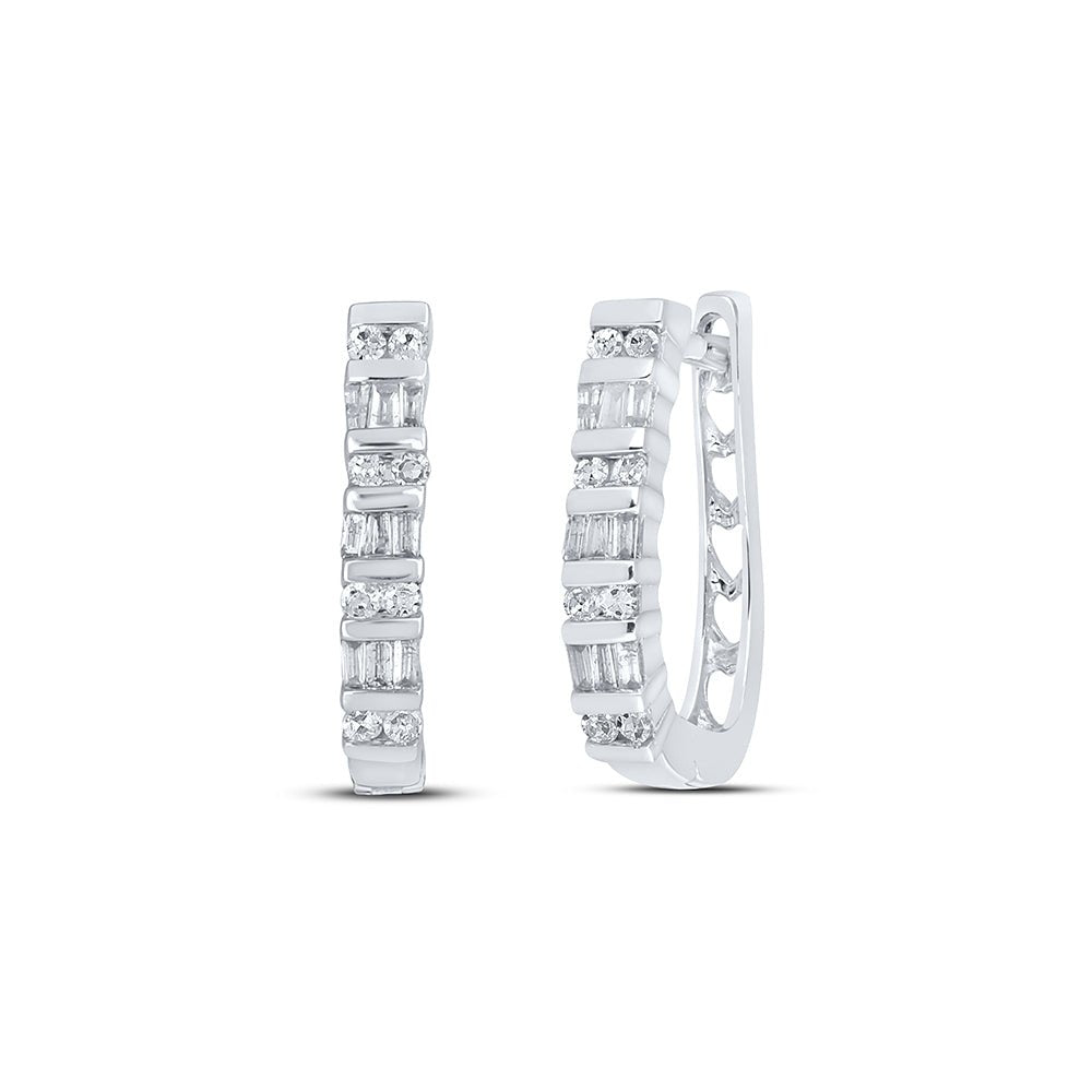 Diamond Fine Jewellery Hoop Earrings with Fine Detail - Splendid Jewellery