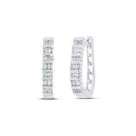 Diamond Fine Jewellery Hoop Earrings with Fine Detail - Splendid Jewellery
