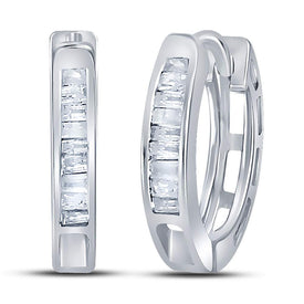 Sterling Silver Diamond Earrings for Everyday Wear - Splendid Jewellery