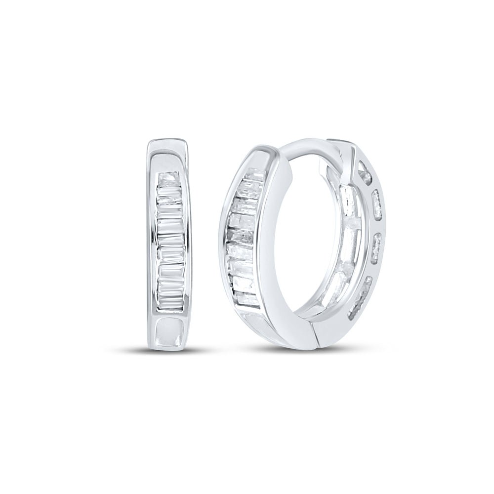 Sterling Silver Diamond Earrings for Everyday Wear - Splendid Jewellery