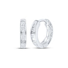 Sterling Silver Diamond Earrings for Everyday Wear - Splendid Jewellery