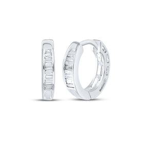 Sterling Silver Diamond Earrings for Everyday Wear - Splendid Jewellery