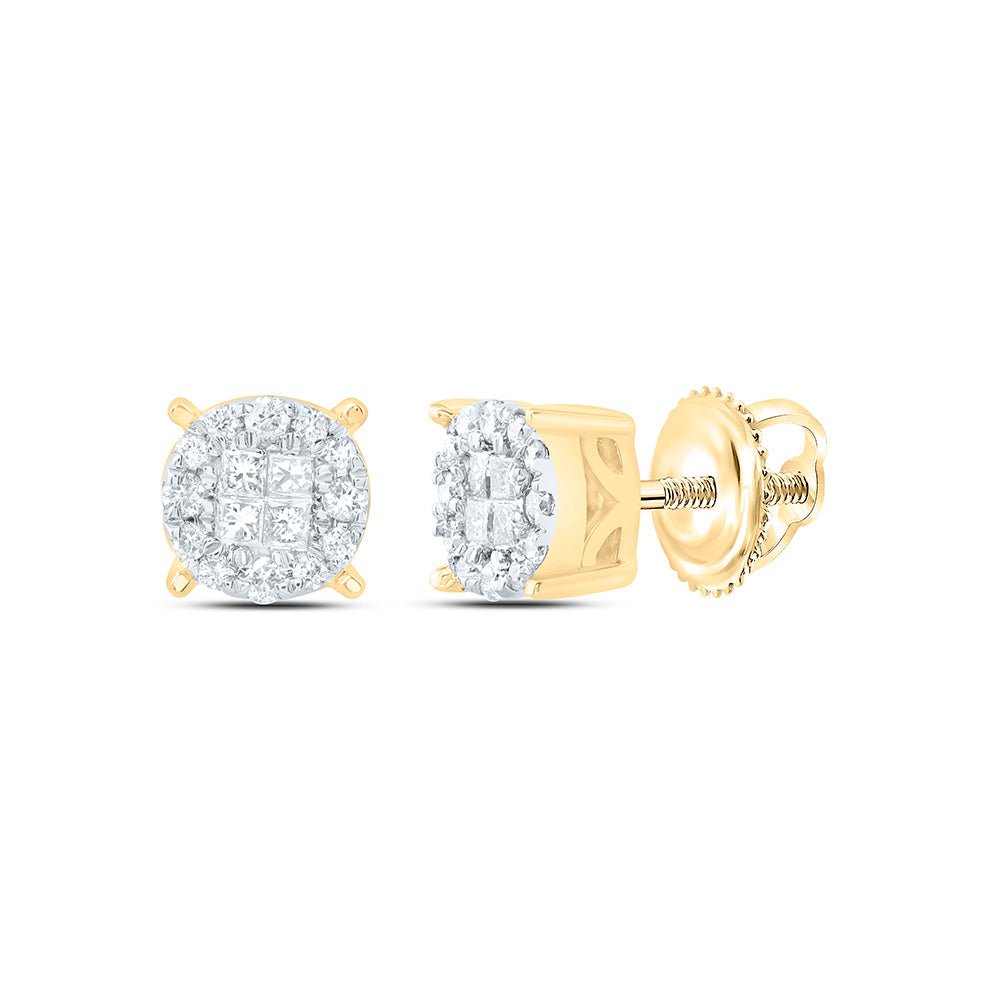 Diamond Fine Jewellery Cluster Earrings with Natural Sparkle - Splendid Jewellery