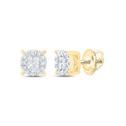 Diamond Fine Jewellery Cluster Earrings with Natural Sparkle - Splendid Jewellery