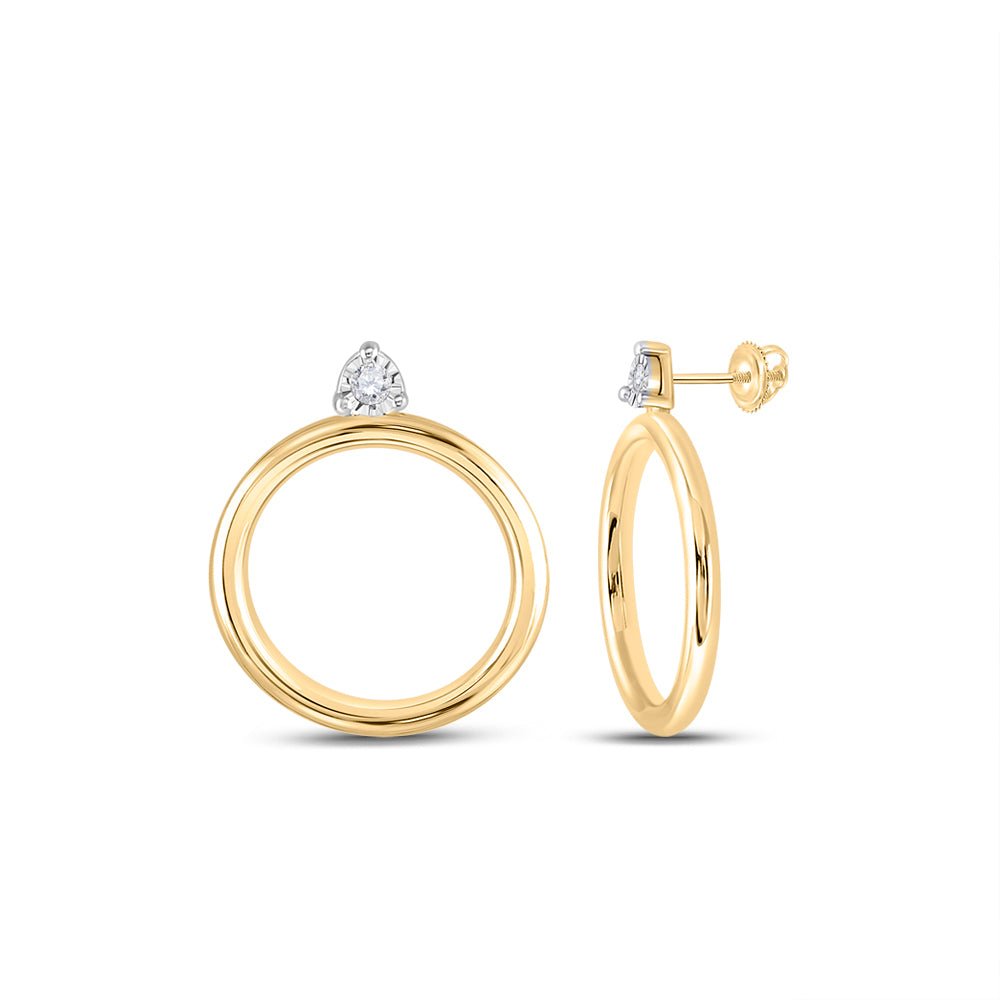 Sterling Silver Diamond Earrings for Everyday Wear with Fine Detail - Splendid Jewellery