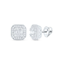Load image into Gallery viewer, 14K White Gold Gift - Ready Diamond Earrings - Splendid Jewellery