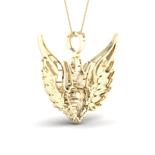 Load image into Gallery viewer, 10K Yellow Gold Round Diamond P1p2 Lion Face Charm Pendant 1/2 Cttw - Splendid Jewellery