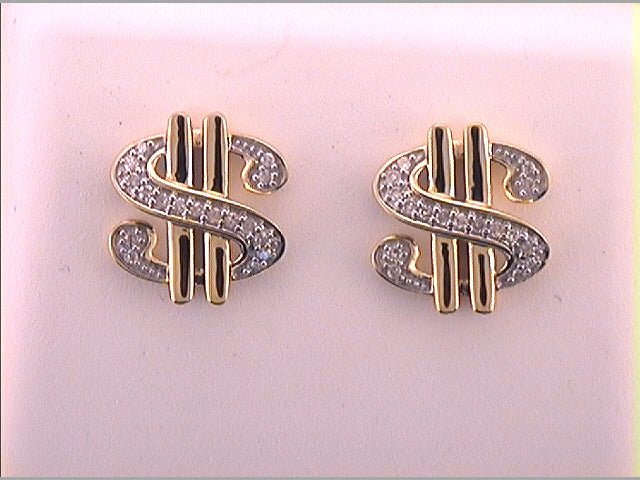 Round Diamond Earrings 1/10 Cttw - Splendid Jewellery