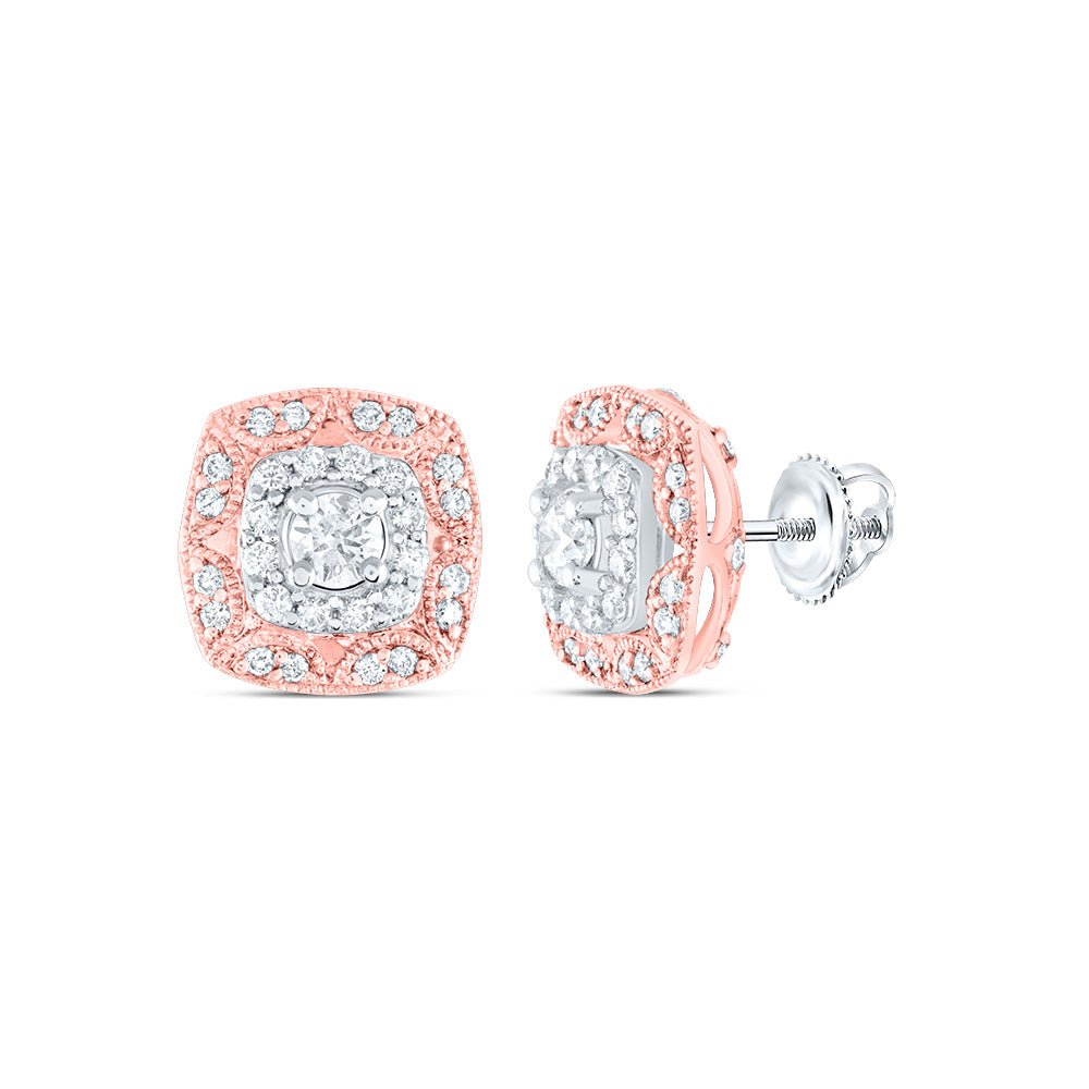 Gold Luxury Diamond Earrings - Splendid Jewellery