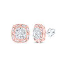 Load image into Gallery viewer, Gold Luxury Diamond Earrings - Splendid Jewellery