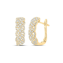 Load image into Gallery viewer, Diamond Fine Jewellery Hoop Earrings with Elegant Styling - Splendid Jewellery