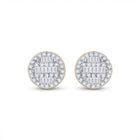 10K Yellow Gold Diamond Earrings for Everyday Wear - Splendid Jewellery