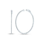 Diamond Fine Jewellery Hoop Earrings with Fine Detail - Splendid Jewellery